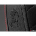LUIMOTO (Hex-Diamond) Rider Seat Covers for the HARLEY DAVIDSON IRON 1200 (2018+)